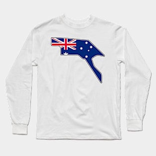 Adelaide Street Circuit [flag] Long Sleeve T-Shirt